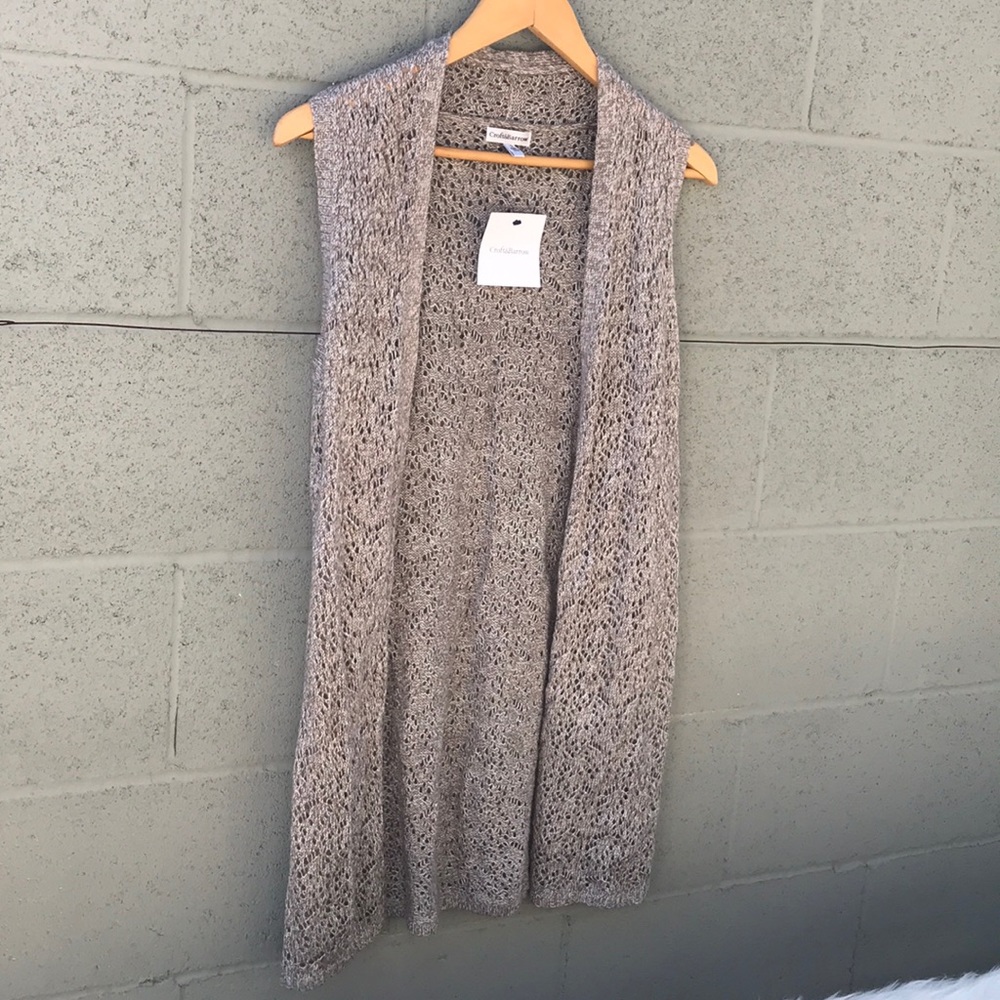 Open cardigan